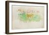 Cows in Normandy, 1880 (W/C on Paper)-Berthe Morisot-Framed Giclee Print