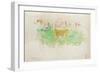 Cows in Normandy, 1880 (W/C on Paper)-Berthe Morisot-Framed Giclee Print