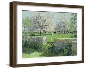 Cows in the Orchard, 1988-Lucy Willis-Framed Giclee Print