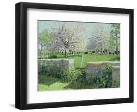 Cows in the Orchard, 1988-Lucy Willis-Framed Premium Giclee Print