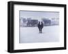 Cows in the Snow-Todd Telander-Framed Art Print