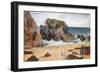 Cows on the Seashore-Paul Gauguin-Framed Giclee Print