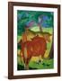 Cows under trees-Franz Marc-Framed Giclee Print