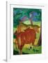 Cows under trees-Franz Marc-Framed Giclee Print