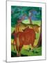 Cows under trees-Franz Marc-Mounted Giclee Print