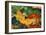 Cows, yellow, red green-Franz Marc-Framed Giclee Print