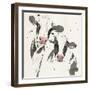 Cowshed Beauties-Kristine Hegre-Framed Giclee Print