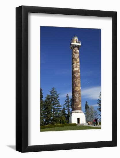 Coxcomb Hill; Built 1925, Astoria Column, Oregon, USA-Jamie & Judy Wild-Framed Photographic Print