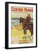 Coxyde-Beach; Coxyde-Plage-Matteoda Angelo Rossotti-Framed Giclee Print