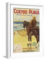 Coxyde-Beach; Coxyde-Plage-Matteoda Angelo Rossotti-Framed Giclee Print