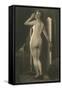 Coy Nude at Wardrobe Door-null-Framed Stretched Canvas