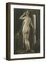 Coy Nude at Wardrobe Door-null-Framed Art Print