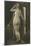 Coy Nude at Wardrobe Door-null-Mounted Art Print