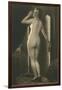 Coy Nude at Wardrobe Door-null-Framed Art Print