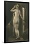 Coy Nude at Wardrobe Door-null-Framed Art Print