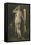 Coy Nude at Wardrobe Door-null-Framed Stretched Canvas