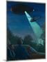 Coyne Helicopter Observes a UFO-Michael Buhler-Mounted Art Print