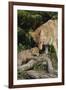 Coyote and Her Pup-DLILLC-Framed Photographic Print