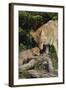 Coyote and Her Pup-DLILLC-Framed Photographic Print