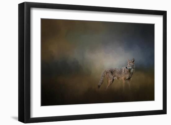 Coyote at Shiloh-Jai Johnson-Framed Giclee Print