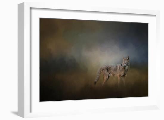 Coyote at Shiloh-Jai Johnson-Framed Giclee Print