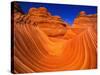 Coyote Butte's Sandstone Stripes-Joseph Sohm-Stretched Canvas