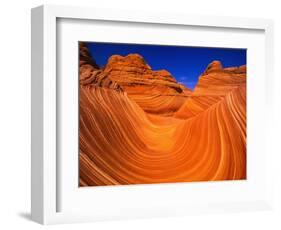 Coyote Butte's Sandstone Stripes-Joseph Sohm-Framed Photographic Print