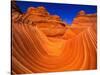 Coyote Butte's Sandstone Stripes-Joseph Sohm-Stretched Canvas