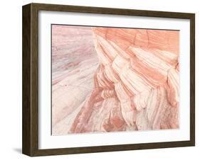 Coyote Buttes VII Blush Orange Crop-Alan Majchrowicz-Framed Art Print