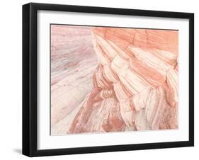 Coyote Buttes VII Blush Orange Crop-Alan Majchrowicz-Framed Art Print