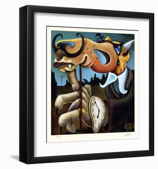 Coyote Portrait of Dali-Markus Pierson-Framed Limited Edition