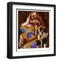 Coyote Portrait of Klimt-Markus Pierson-Framed Limited Edition