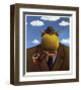 Coyote Portrait of Magritte-Markus Pierson-Framed Limited Edition