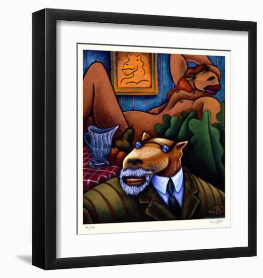 Coyote Portrait of Matisse-Markus Pierson-Framed Limited Edition