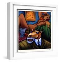 Coyote Portrait of Matisse-Markus Pierson-Framed Limited Edition