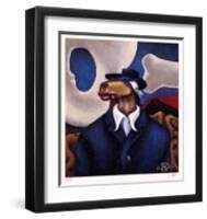 Coyote Portrait of O'Keefe-Markus Pierson-Framed Limited Edition