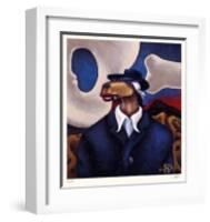 Coyote Portrait of O'Keefe-Markus Pierson-Framed Limited Edition