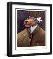 Coyote Portrait of Van Gogh-Markus Pierson-Framed Limited Edition