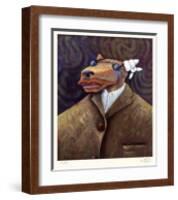 Coyote Portrait of Van Gogh-Markus Pierson-Framed Limited Edition