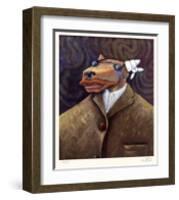 Coyote Portrait of Van Gogh-Markus Pierson-Framed Limited Edition