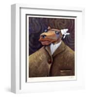 Coyote Portrait of Van Gogh-Markus Pierson-Framed Limited Edition