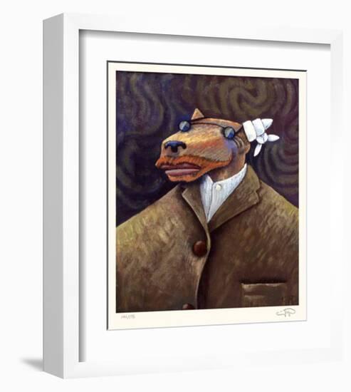 Coyote Portrait of Van Gogh-Markus Pierson-Framed Limited Edition