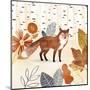 Cozy Autumn Woodland I-Victoria Borges-Mounted Art Print