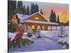 Cozy Cabin-William Vanderdasson-Stretched Canvas