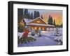 Cozy Cabin-William Vanderdasson-Framed Giclee Print