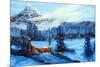 Cozy Cabin-Bonnie B. Cook-Mounted Giclee Print