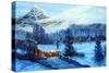Cozy Cabin-Bonnie B. Cook-Stretched Canvas