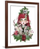 Cozy Christmas Claire - MunchkinZ Elf-Sheena Pike Art And Illustration-Framed Giclee Print