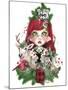 Cozy Christmas Claire - MunchkinZ Elf-Sheena Pike Art And Illustration-Mounted Giclee Print