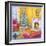 Cozy Christmas Fire-Edgar Jerins-Framed Giclee Print